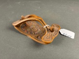 1890s art nouveau ink blotter with Native man and headdress