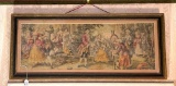 Framed Victorian tapestry