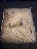 Large bag full of doilies, lace, linen, etc, see photo's