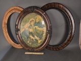 3 convex frames circa 1917 no glass
