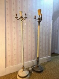(2) 1940's floor lamps