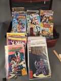 Suitcase full of old comic books