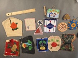 Assorted pieces of beadwork