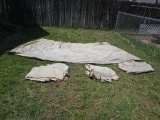 4 tipi liners fit a 14' tipi