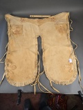 Buckskin cowboy chaps