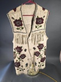 Large beaded vest