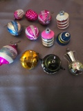 (12) glass ornaments