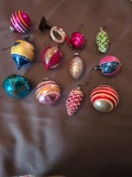 (12) glass ornaments