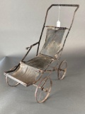 Metal doll carriage
