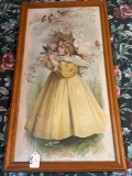 (4) Season prints. Old prints in new frames