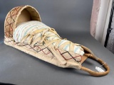 Paiute baby board, all hand made