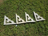 (4) Corner decorative panels for porch