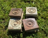 (38) bulls eye trim from early home, fir