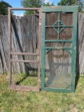 (2) Victorian screen doors, one elaborate