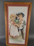 chromolithograph from the late 19th century, possibly by Maud Humphrey
