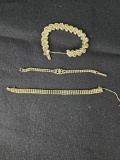 (3) rhinestone bracelets