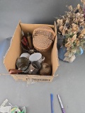 Box of country kitchen items