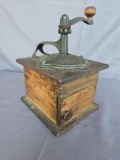 1888 wooden coffee grinder