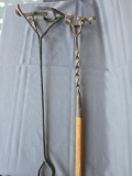 2 fine hand made branding irons