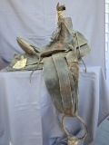 Saddle made by Schiller and Simon, Cottonwood