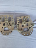 1906 Metal horse snow shoes