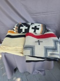 3 Pendleton wool blankets