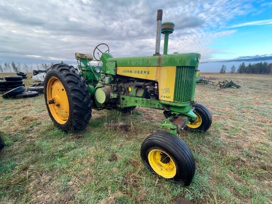 John Deere Model 730 Row-Crop Tractor (New Rubber)