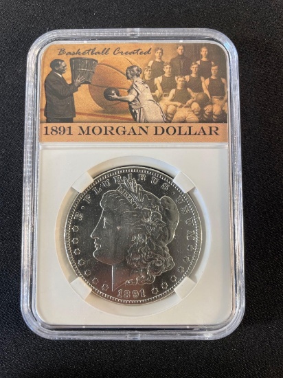 1891 Morgan Silver Dollar