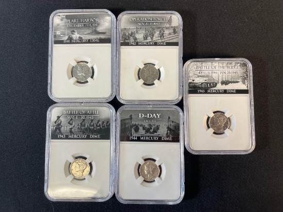 1941-1945 Mercury Dimes
