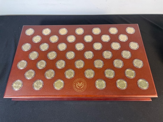 Presedential 1 Dollar Uncirculated Coin Collection