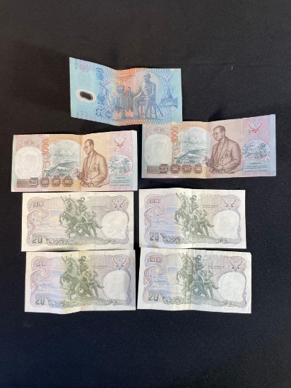 Thai Baht banknotes