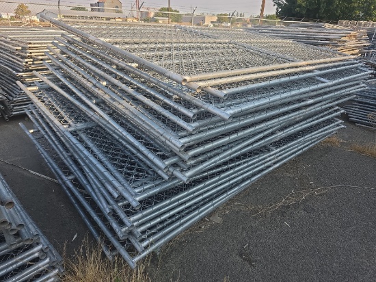(34) 6' x 10' Cyclone Fence Panels