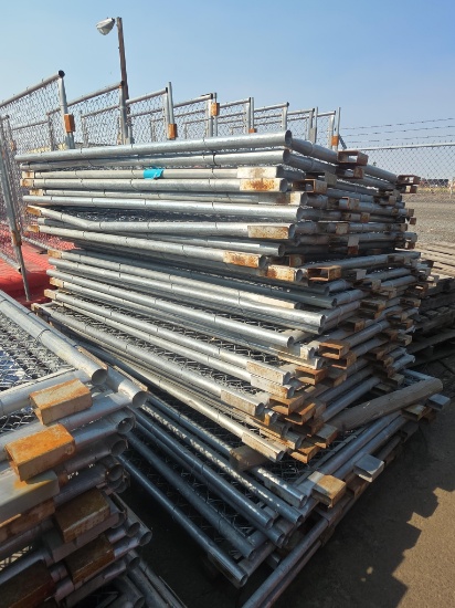(30) Cyclone Fence Panels 5' x 6'