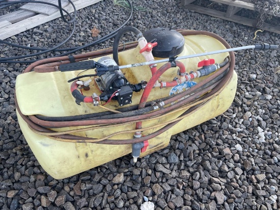 12-volt electric spot sprayer, commonly used for weed and pest control in gardens or farms