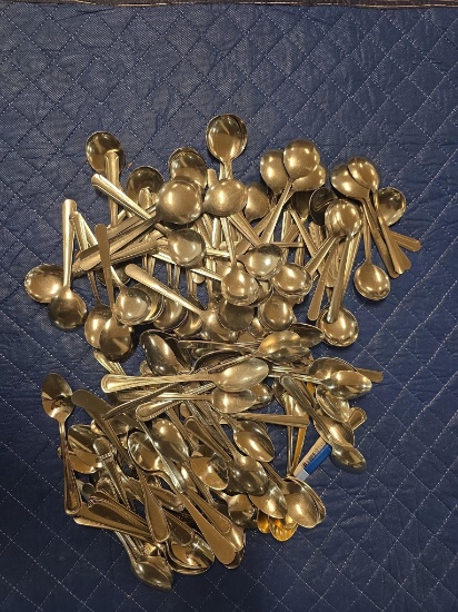 Assortment Of Stainless Steel Coffee/Dessert Spoons