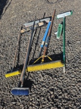 Assortment Of Brooms