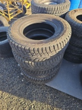 (4)Hankook i*Pike RW11 LT245/75R16 Studded Tires