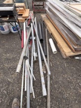 Assortment Of Piping & Set Of Load Braces