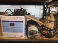 Assortment Of Sump Pumps
