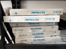 (6) Air Handler pleated air filters sized 16 x 16 x 2 inches