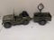G. I. Joe 7000 Jeep And Trailer With Accessories With Headlights