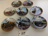 (8) Jim Deneen Railroad Plates