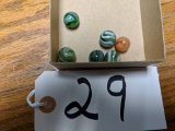 Marbles Green And 1 Orange