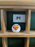 Superman Logo Stamped Marble