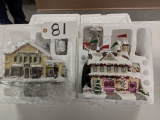 Rudolph's Christmas Town Village Collection House & Norman Rockwell's Christmas House
