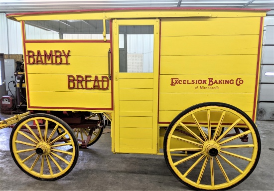 Restored Bakery Delivery Wagon
