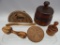 GROUP OF 6 WOODEN KITCHEN TOOLS