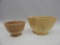 2 YELLOW WARE MOULDS 4