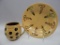 2 PCS CONTEMPORARY DECORATED REDWARE BOTH ARE MARKED