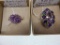 2 AMETHYST RINGS IN STERLING